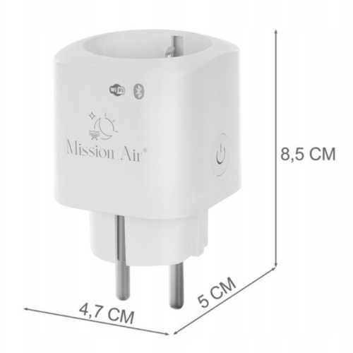Gniazdko WIFI Inteligentne SMART PLUG 16A Mission Air Smart Home na Arena.pl