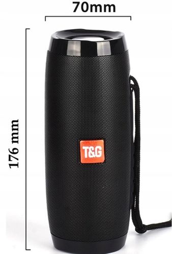 Głośnik Bluetooth BOOMBOX Mobilny USB RADIO LED MP3 Bezprzewodowy Przenośny na Arena.pl