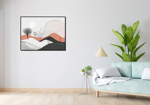 Plakat 100x75cm Półcień Widoku na Arena.pl