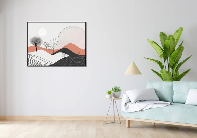 Plakat 100x75cm Półcień Widoku zdjęcie 4