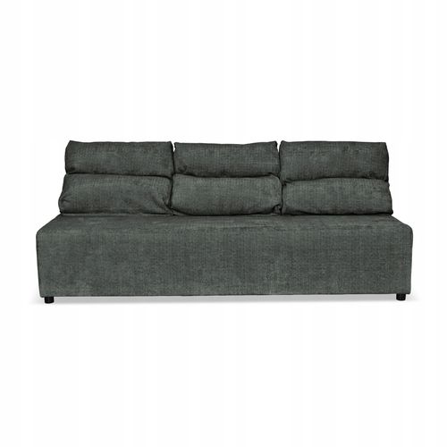 Kanapa sofa KIMO funkcja spania pojemnik Ramona c. szary welur na Arena.pl