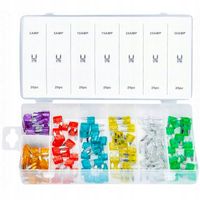 BEZPIECZNIKI SAMOCHODOWE MINI 140 SZTUK 3-30A KD1301