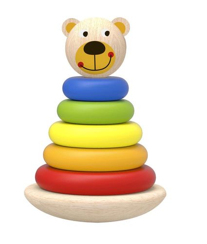 Tooky Toy Piramidka Miś na Arena.pl