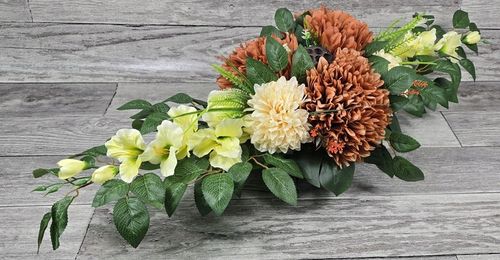 KOMPLET STROIK NA CMENTARZ BUKIET GRÓB KOMPOZYCJA NAGROBNA WSZYSTKICH ŚWIĘT na Arena.pl