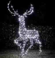 Dekoracja świąteczna 2m LED renifer ojciec figurka