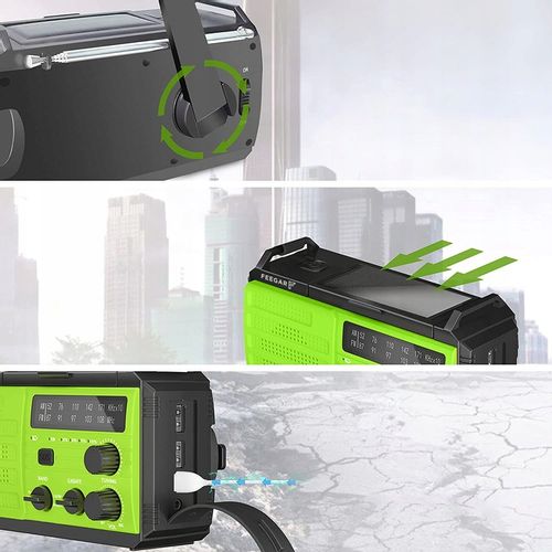 RADIO POD NAMIOT SOLAR POWERBANK 8000 mAh 72 godz na Arena.pl