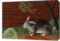 Obraz 70x50cm The Rabbit's Meal, Rousseau Vintage do Salonu