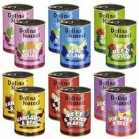 DOLINA NOTECI SUPERFOOD Karma mokra dla psa MIX 12 x 400g bezzbożowa