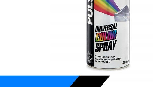 FARBA LAKIER CZARNY POŁYSK PULSAR SPRAY RAL 9005 400 ml na Arena.pl