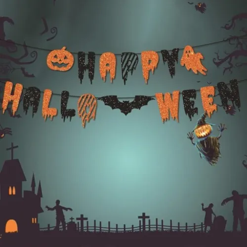 Girlanda Dekoracja na Imprezę Halloweenową Spiralna na Arena.pl