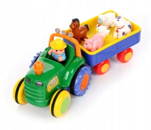 Dumel Traktor Farmer Interaktywny mówi PL świeci na Arena.pl