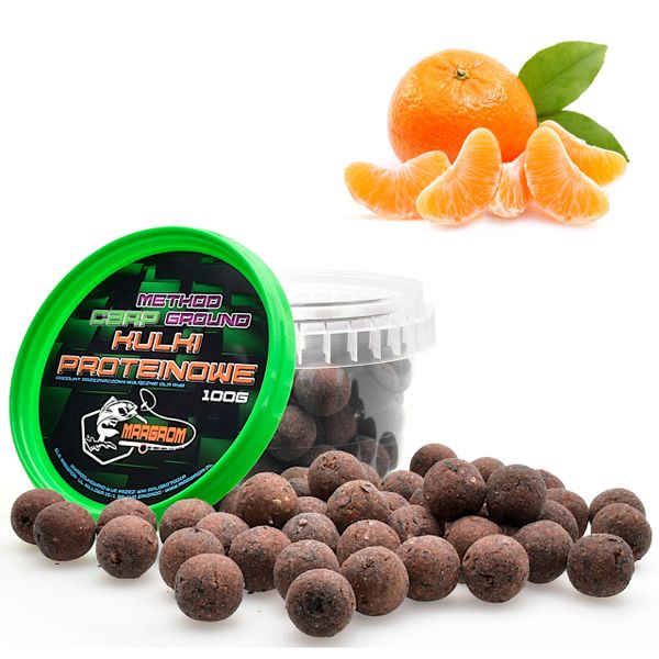 KULKI PROTEINOWE MARGROM 16mm 100g MANDARYNKA zdjęcie 2