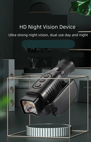 Monokular na podczerwień z noktowizorem, wideo 1080P, 5-krotnym zoomem na Arena.pl