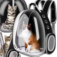 TRANSPORTER DLA KOTA PSA PLECAK TORBA Z OTWORAMI WENTYLACYJNYMI BEZPIECZNY