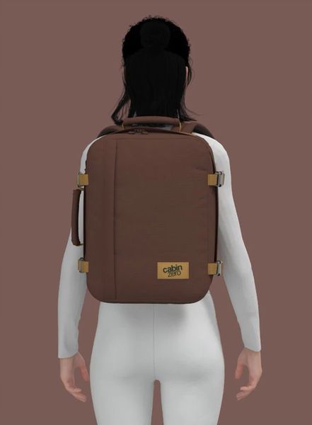 Plecak 40x30x20 Classic Backpack 28L belgian chocolate CabinZero zdjęcie 3