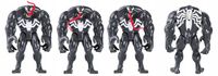 ZESTAW 4 FIGUREK SPIDERMAN VENOM GOBLIN MILES MORALES +2 POJAZDY +AKCESORIA