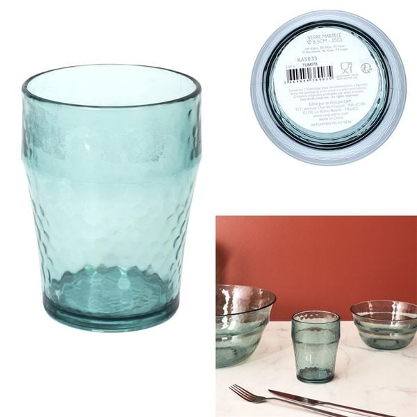 Szklanka Zekrit niebieska 350ml zdjęcie 2