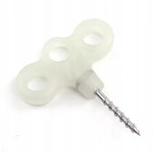 Świder hak namiot wkręt sprzączką biwak pranie edc