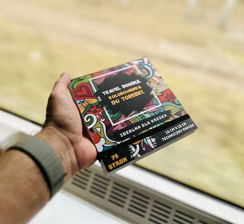 Travel Doodle. Kolorowanka do torebki. na Arena.pl