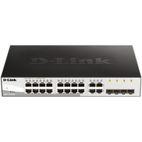 d-link 16 10/100/1000 base-t port with 4 x 1000base-t /sfp ports
