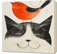 Obraz 70x70cm Pyzaty Przyjaciel