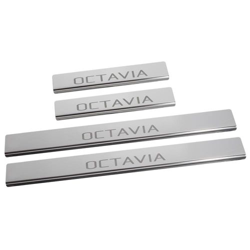 Listwa progowa SKODA OCTAVIA MK3 Stal nierdzewna 304 połysk 4szt na Arena.pl