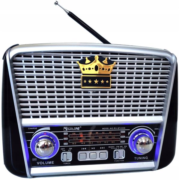 RADIO RETRO PRZAENOŚNE KUCHENNE SOLAR BLUETOOTH AKUMULATOR USB zdjęcie 5