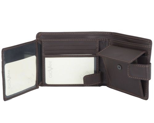 Portfel męski Fabio - Giovani Brązowy na Arena.pl