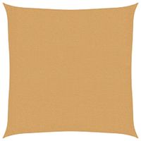 Żagiel przeciwsłoneczny, 160 g/m², piaskowy, 3x3 m, HDPE