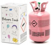 Butla z Helem Balonowym do Napełniania Balonów Urodziny Wesele do