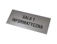 TABLICZKA informacyjna na drzwi z nazwą pomieszczenia 20x8cm