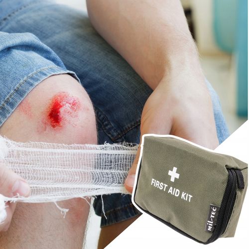 Plecak Militarny Pojemny + Apteczka Mini Zielona + Śpiwór Koc Termiczny na Arena.pl