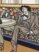 Plakat 75x100cm Człowiek Literatury, Moriz Jung Vintage do Salonu