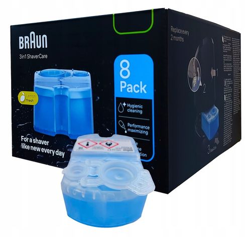 Wkład Płyn Golarek Braun CCR 8 Clean & Renew 8 sztuk na Arena.pl