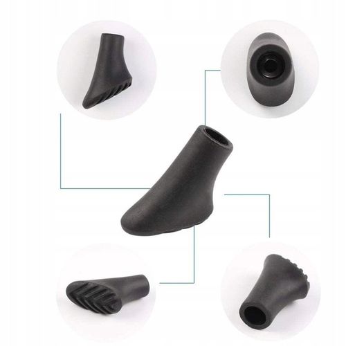 Nakładki Końcówki do Kijków Nordic Walking Trekkingowych Chodzenia mix 30x na Arena.pl