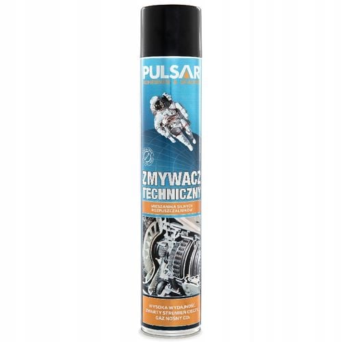 ZMYWACZ TECHNICZNY PULSAR USUWA KLEJE SMARY WOSKI OLEJE SPRAY 750 ml na Arena.pl