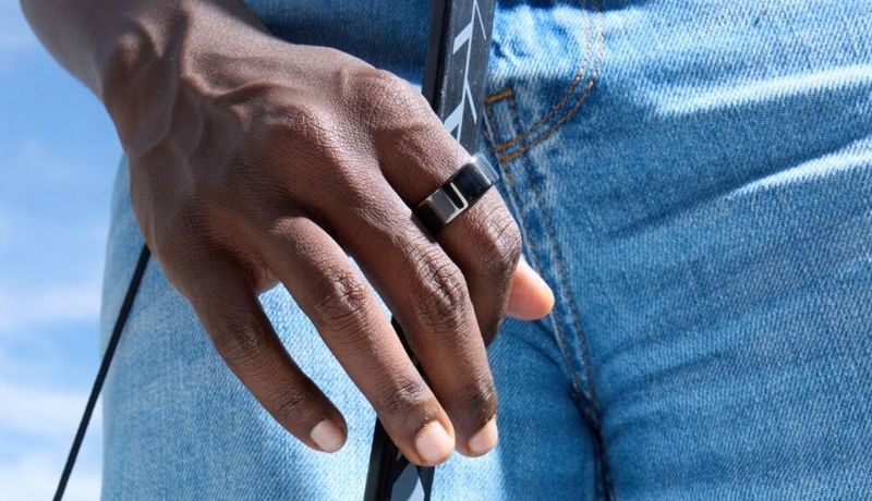 Smartring ULTRAHUMAN Ring Air rozmiar 8 Czarny zdjęcie 6