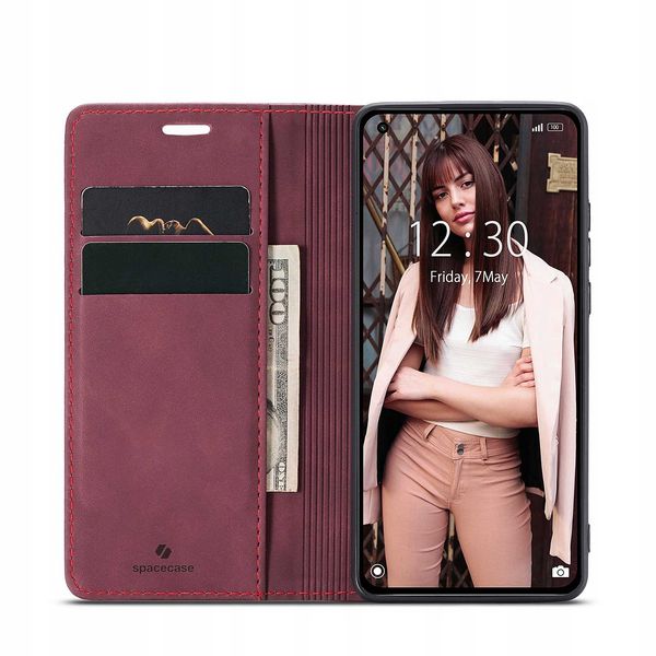 Spacecase Wallet Mi 10T Lite Red zdjęcie 14