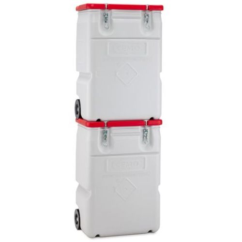 Pojemnik na odpady niebezpieczne MOBIL BOX 170L - czerwony na Arena.pl
