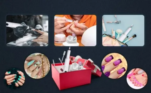 Mini Frezarka do Paznokci Manicure Zestaw 20000RPM na Arena.pl