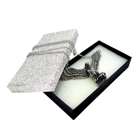 SREBRNY NASZYJNIK DUŻY ORZEŁ Z RUCHOMYMI SKRZYDŁAMI SREBRO PRÓBY 925 na Arena.pl