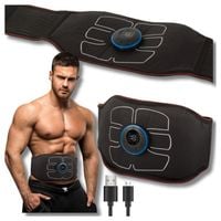 ELEKTROSTYMULATOR MIĘŚNI BRZUCHA PAS ODCHUDZAJĄCY EMS STYMULATOR