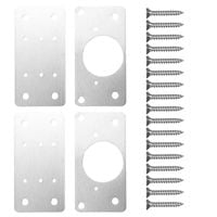 Zestaw 4 płyt do naprawy zawiasów 4.5x9 cm do drzwi Meblowych