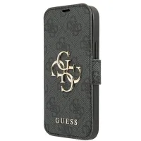 Etui Guess 4G Big Metal Logo na iPhone 13 Pro Max 6,7" - szare