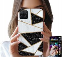 ETUI DO SAMSUNG GALAXY A22 5G - ELEGANCKIE MODNE WZORY CASE + SZKŁO