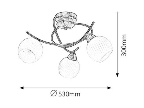 Lampa sufitowe Evangeline na Arena.pl
