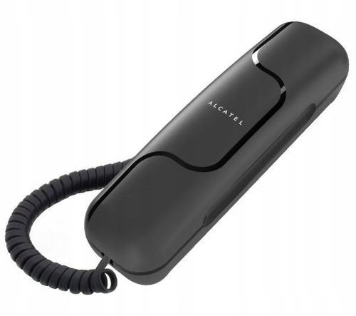 Czarny Telefon stacjonarny ALCATEL T06 na Arena.pl