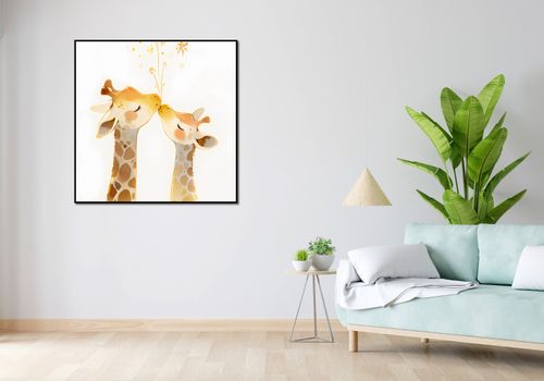 Plakat 100x100cm Czułość w Miłości na Arena.pl