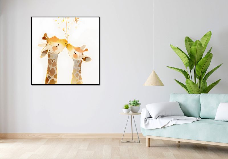 Plakat 100x100cm Czułość w Miłości zdjęcie 4