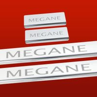 Listwa progowa RENAULT MEGANE MK4 Stal nierdzewna 304 połysk 4szt